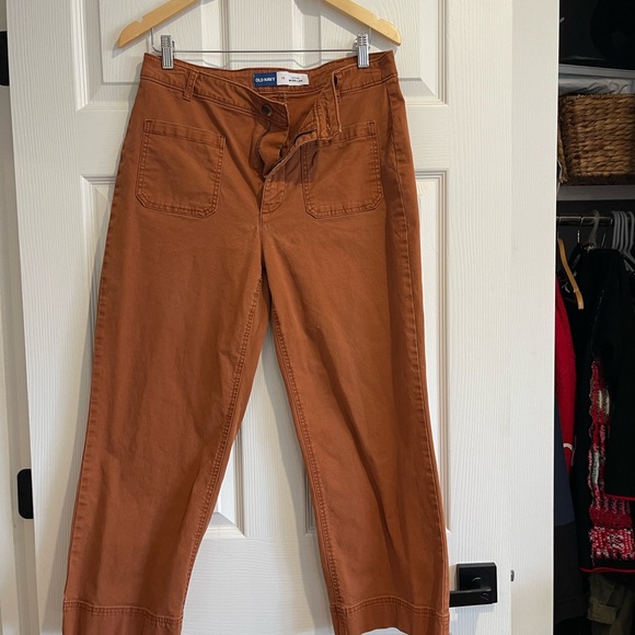 [Old Navy] Brown Wide-Leg Pants High Rise - Picture 2 of 3